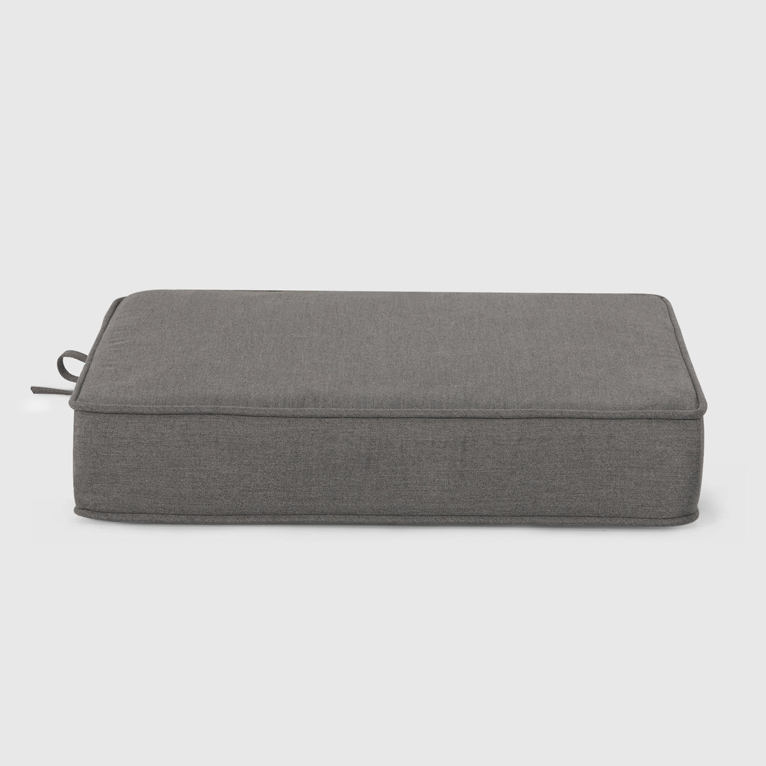 Solace Outdoor Patio Furniture Seat Chair Square Cushions with Piping. Set of 2, 20" x 19"