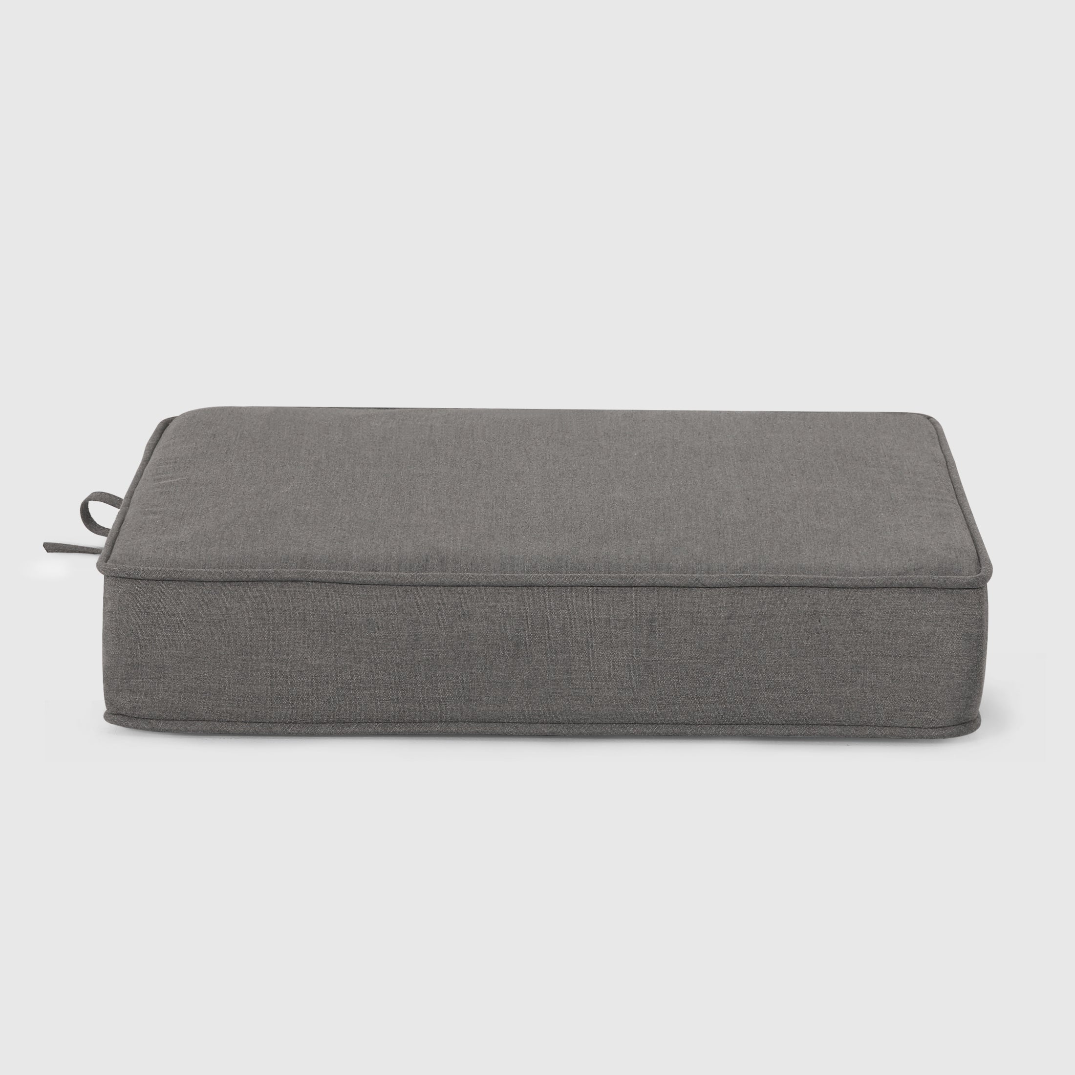 Solace Outdoor Patio Furniture Seat Chair Square Cushions with Piping. Set of 2, 20" x 19"