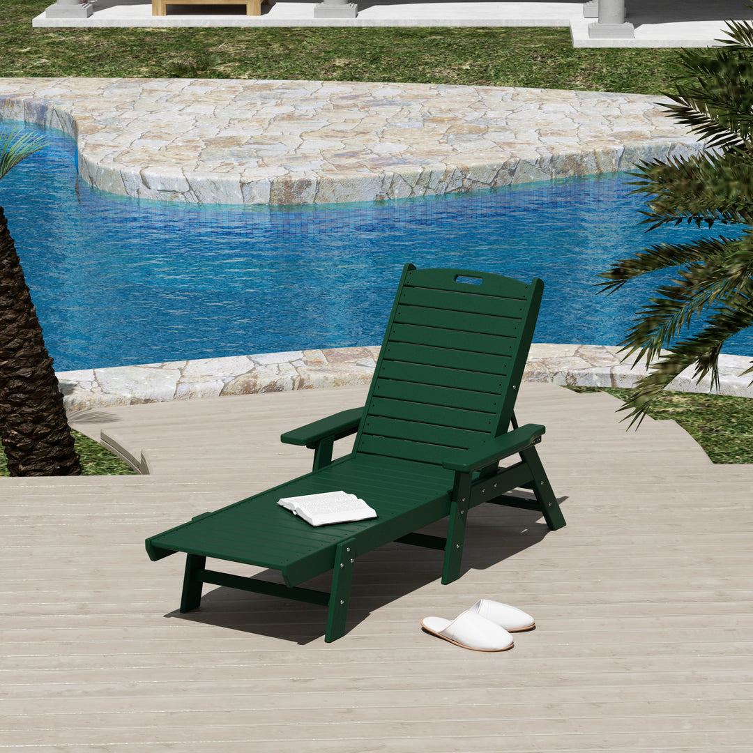 Malibu Poly Reclining Chaise Lounge