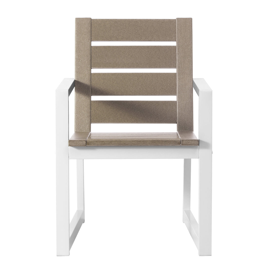 Cape May HDPE Outdoor Patio Dining Arm Chair