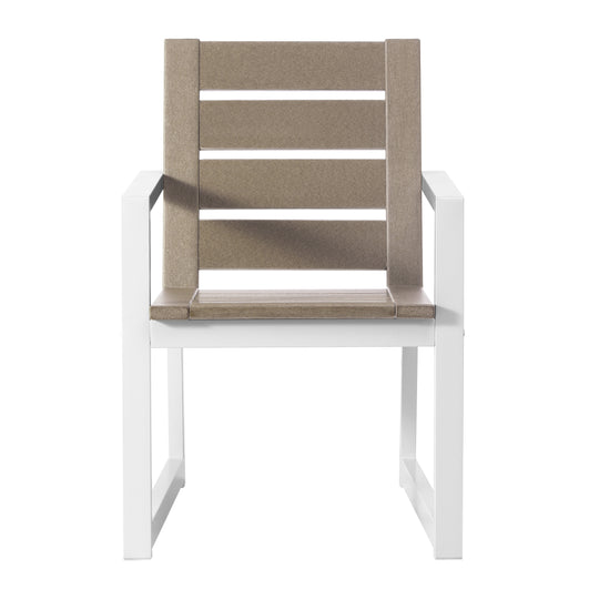Cape May HDPE Outdoor Patio Dining Arm Chair