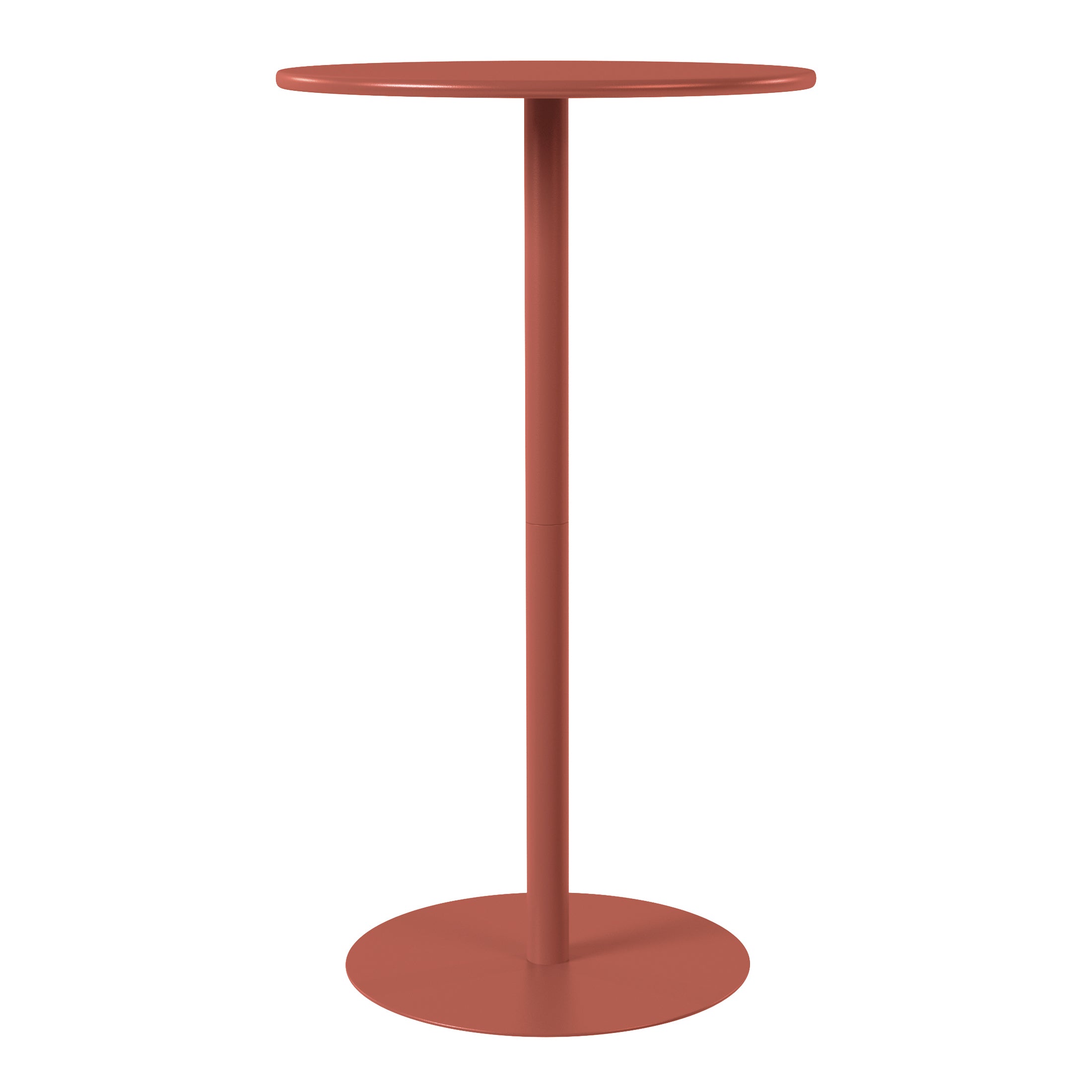 Playa 41.25" Adjustable Metal Round Bar Height Table
