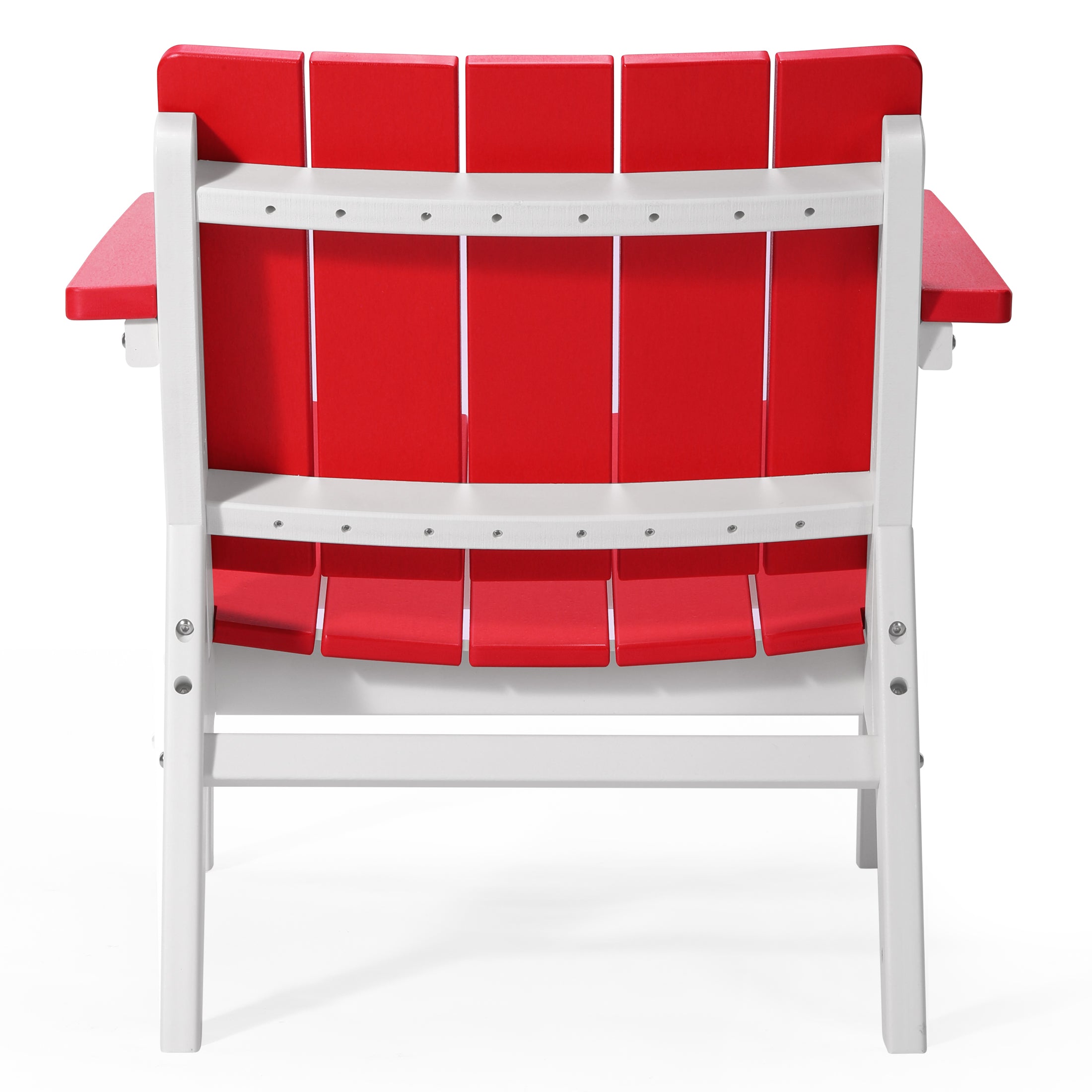 Pacifica 3-Piece Outdoor HDPE Conversation Set with Deep Seating Chairs and Round Side Table
