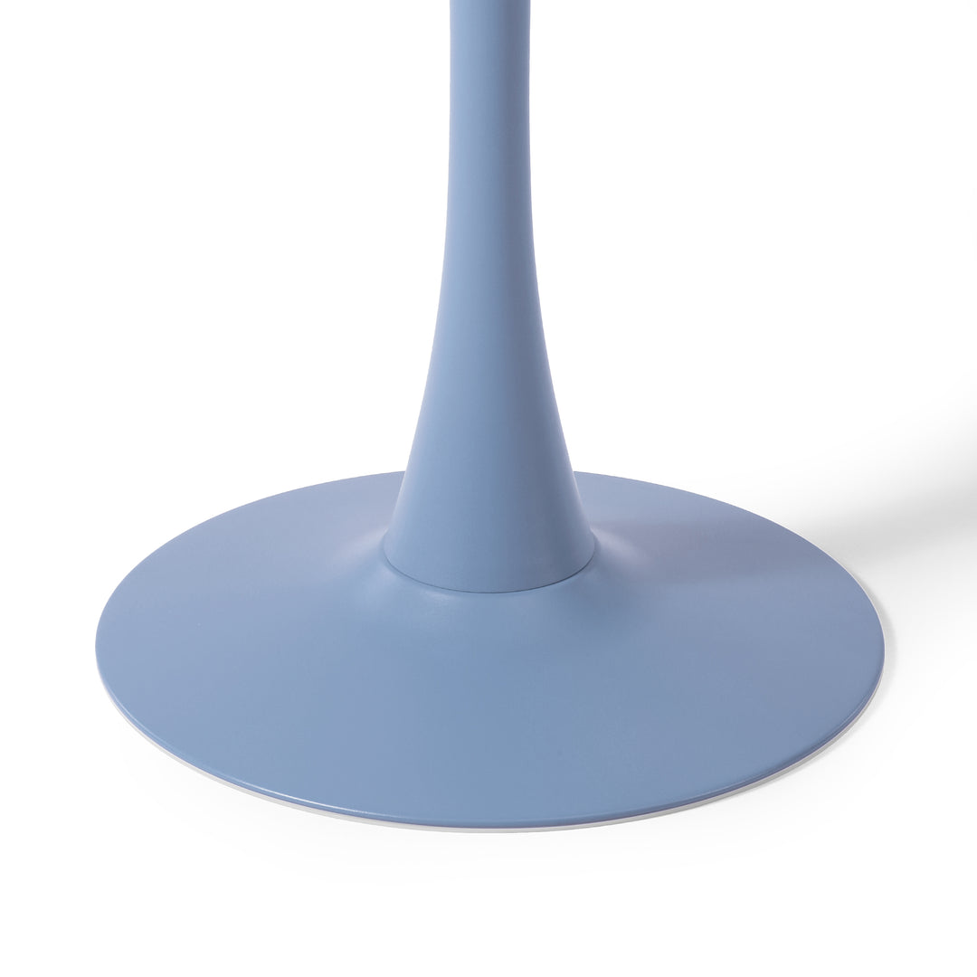 Playa 23.5" Round Outdoor Indoor Metal Cocktail Dining Table