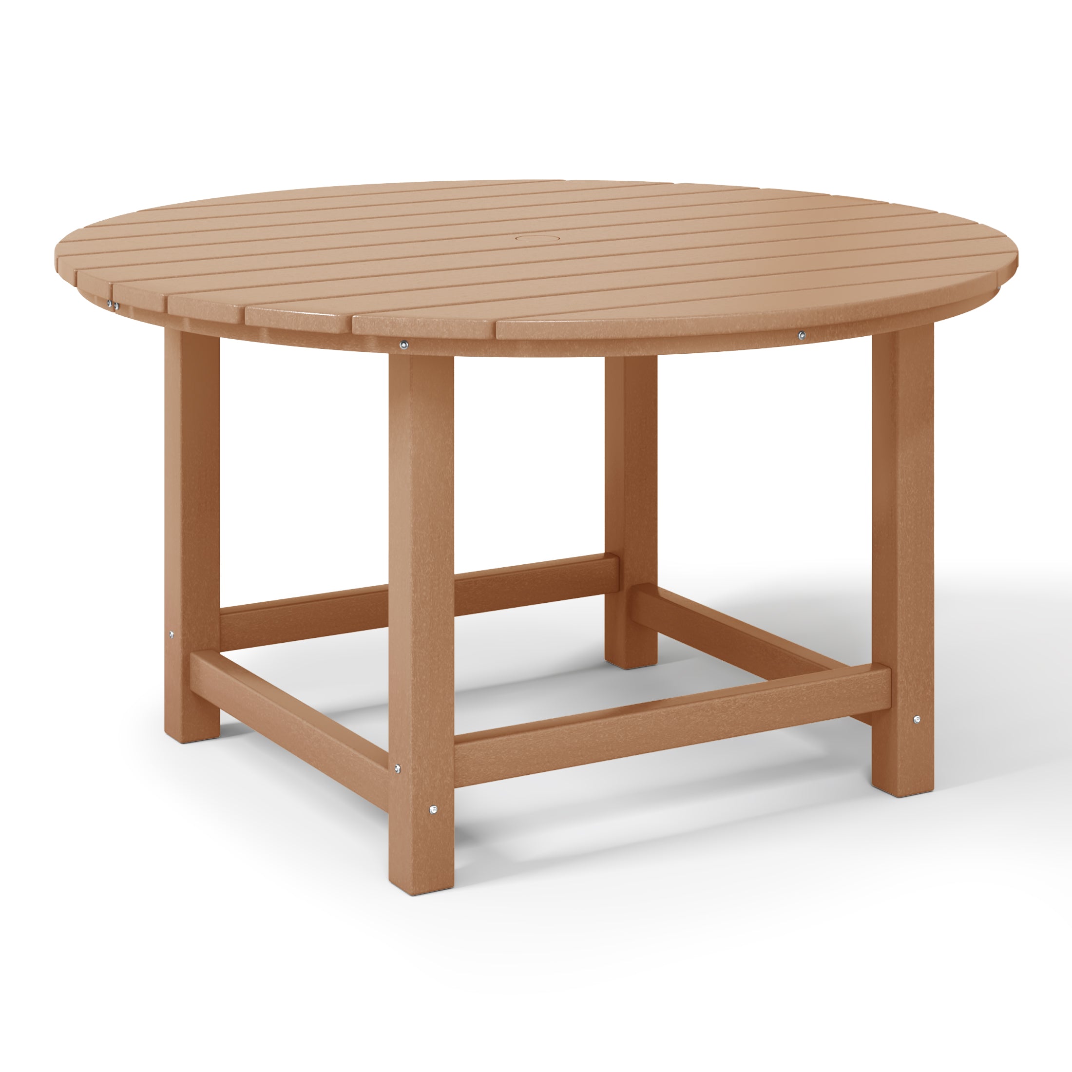 Malibu Kids Outdoor Patio Furniture HDPE 38" Wide Round Dining Table