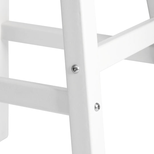 Malibu 24" HDPE Outdoor Patio Counter Height Bar Stools (Set of 2)