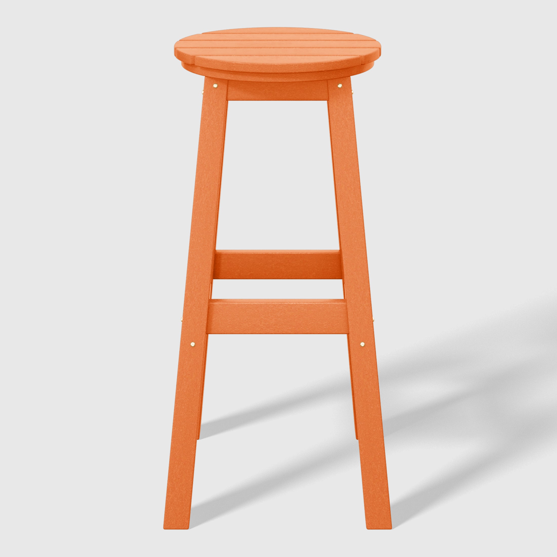 Malibu 29" HDPE Outdoor Patio Round Bar Stool