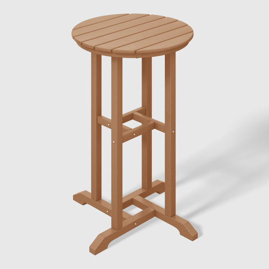 Malibu 37" Counter Height Round Outdoor Patio Bistro Bar Table