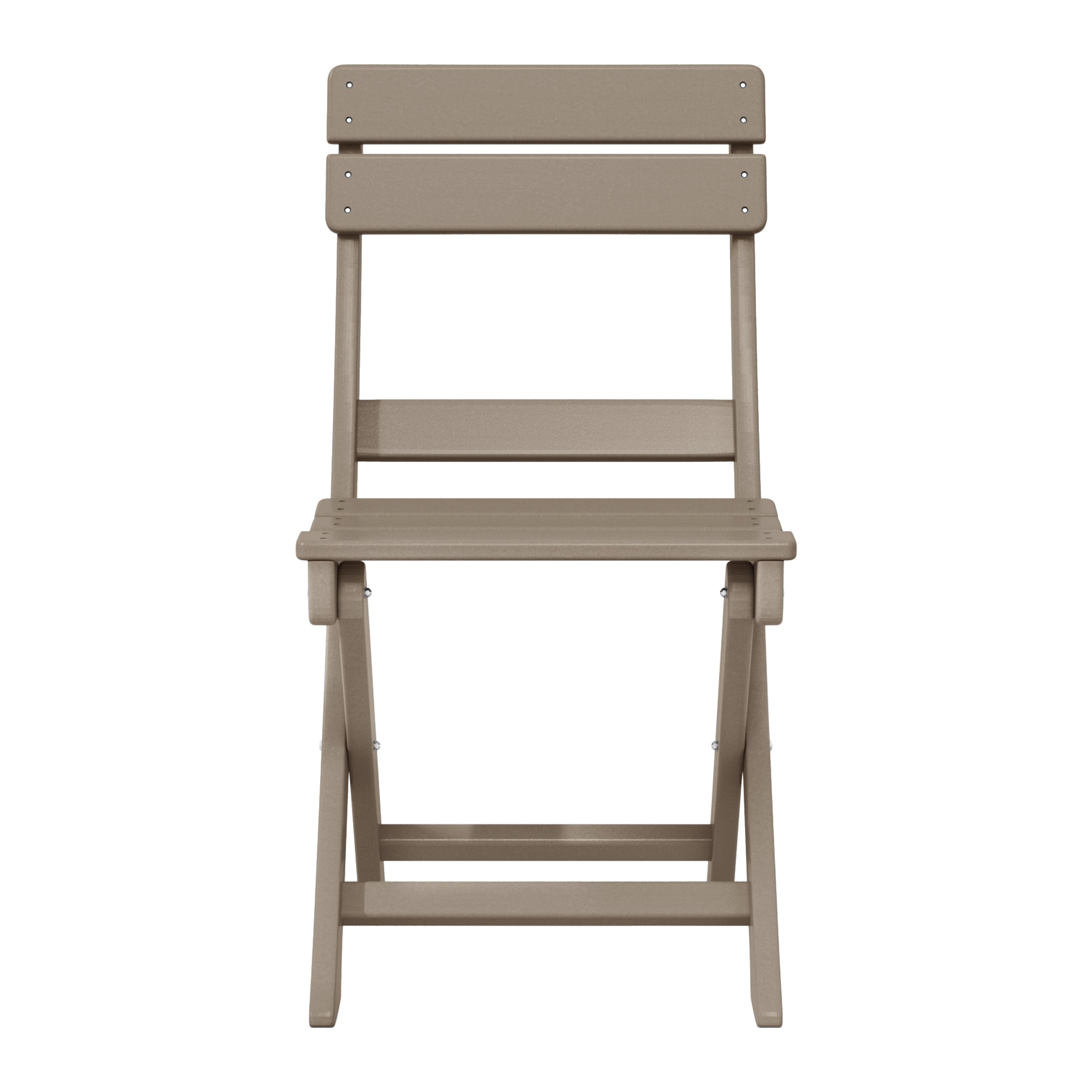 Malibu HDPE Outdoor Patio Modern Folding Dining Chair