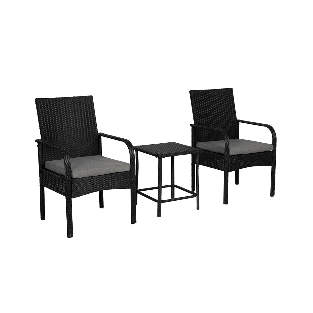 Roadhill 3-Piece Outdoor Patio Modern Conversation Set