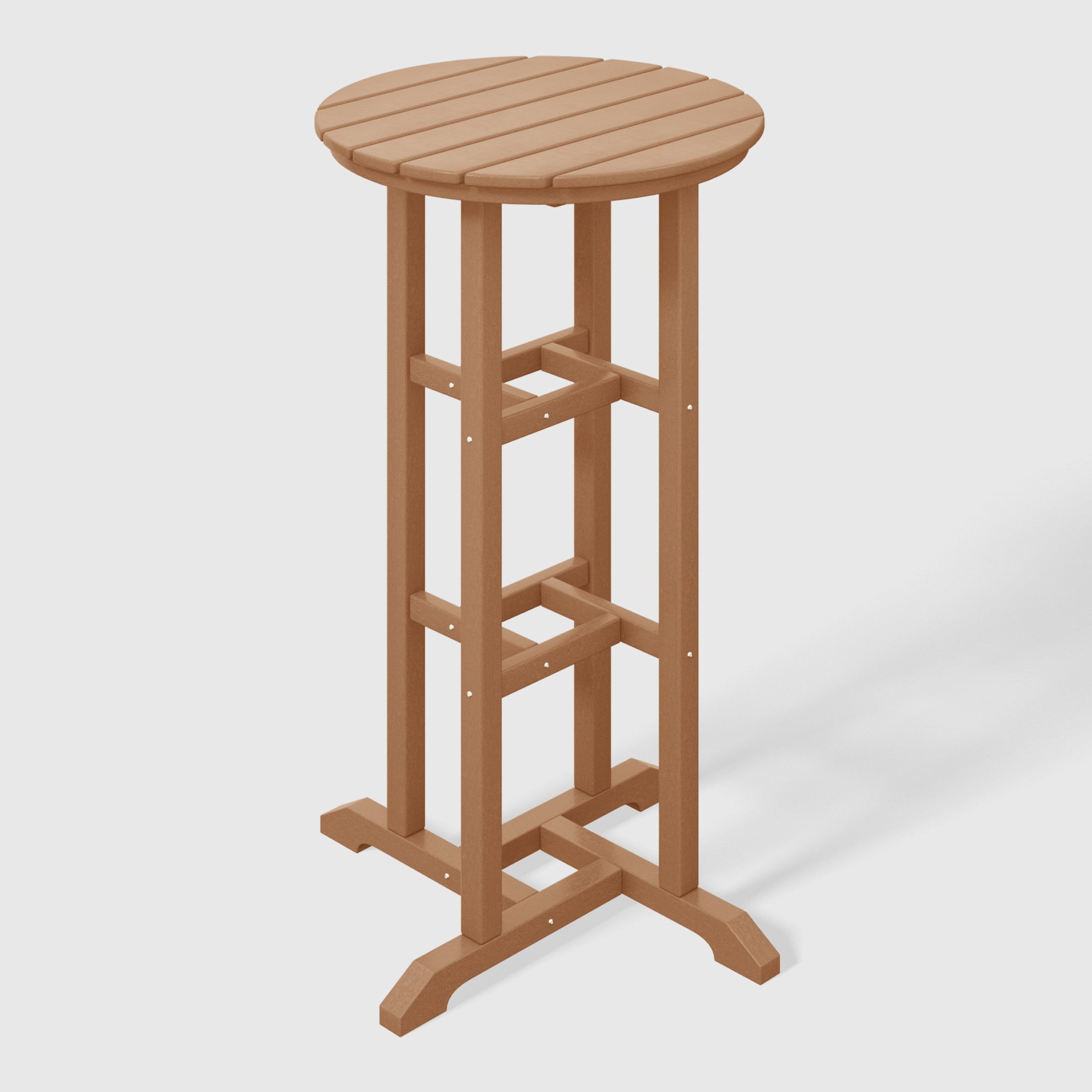 Malibu 42" Counter Height Round Outdoor Patio Bistro Bar Table
