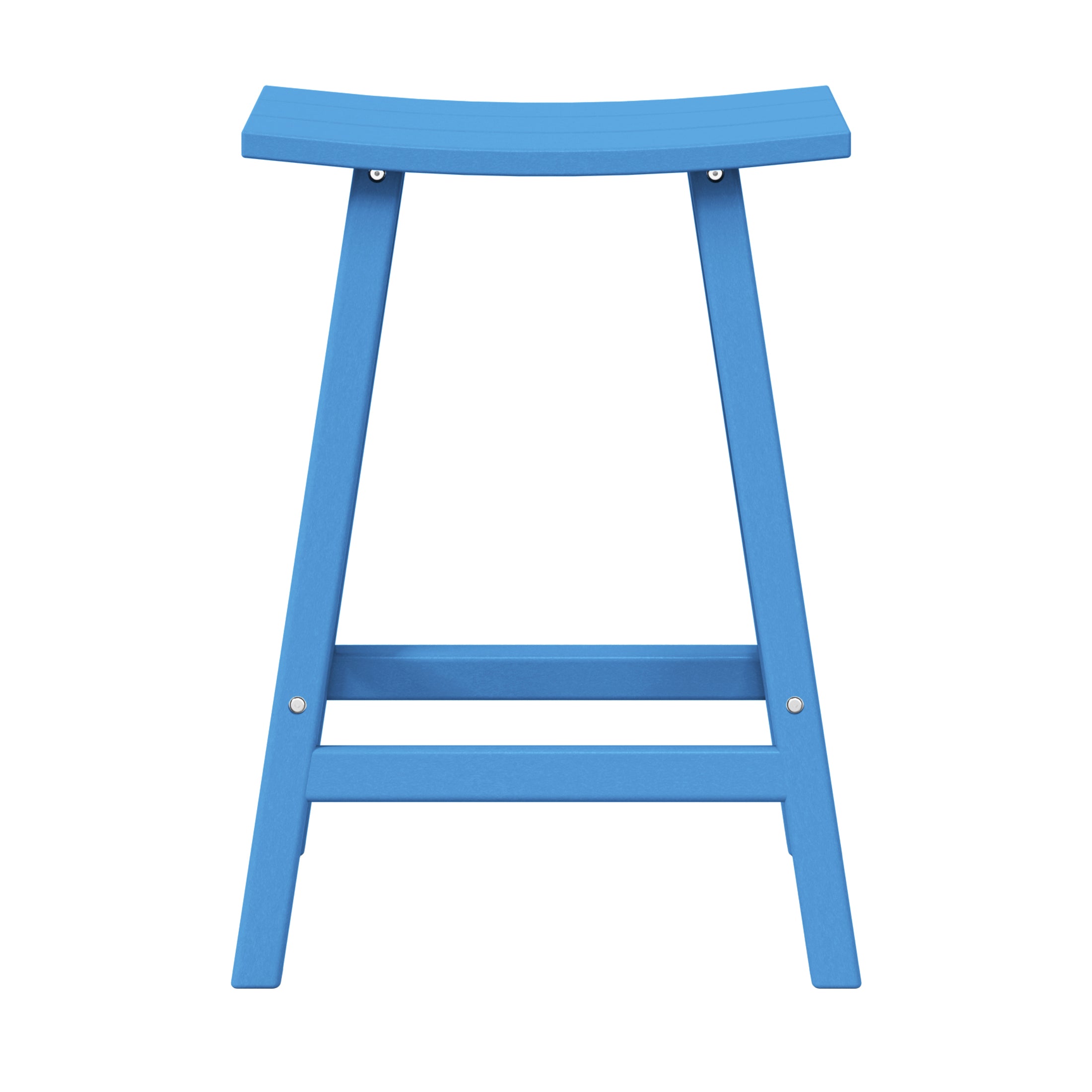 Malibu 24" HDPE Outdoor Patio Counter Height Bar Stool
