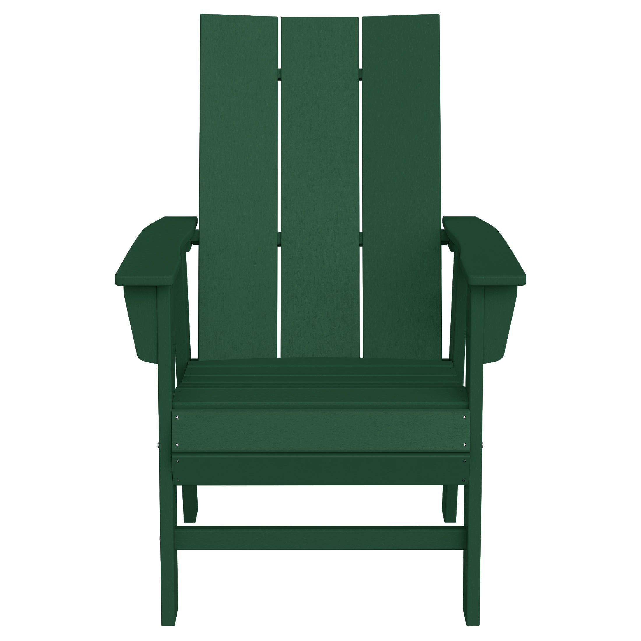 Ashore Outdoor Patio HDPE Plastic Modern Adirondack Dining Chair
