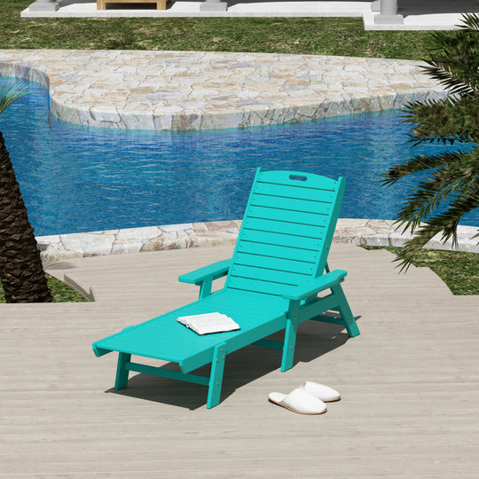 Malibu Poly Reclining Chaise Lounge