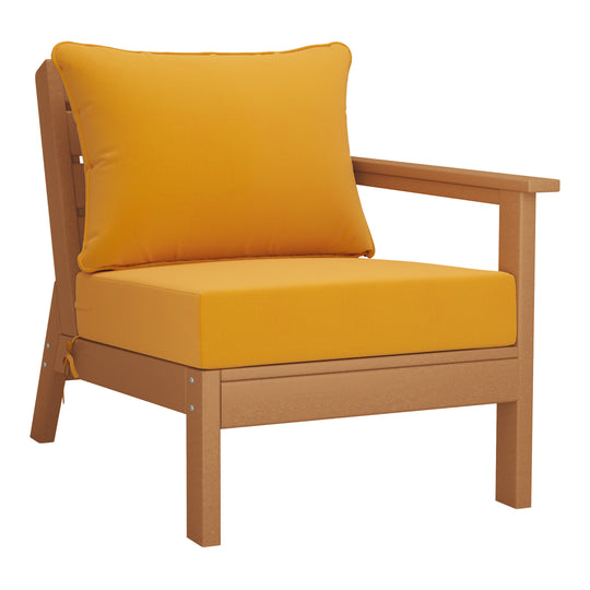 Avalon Outdoor 5-Piece Modular Sectional Patio Furniture Sofa Set