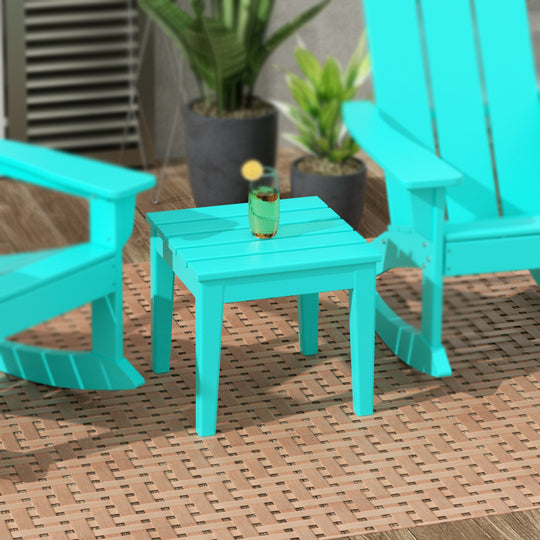 Ashore Outdoor Patio Modern Adirondack Side Table