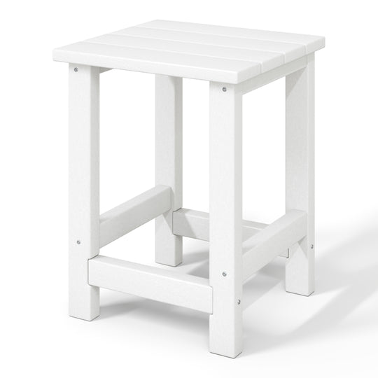 Malibu Kids Outdoor Patio Furniture HDPE Adirondack Square Side Table
