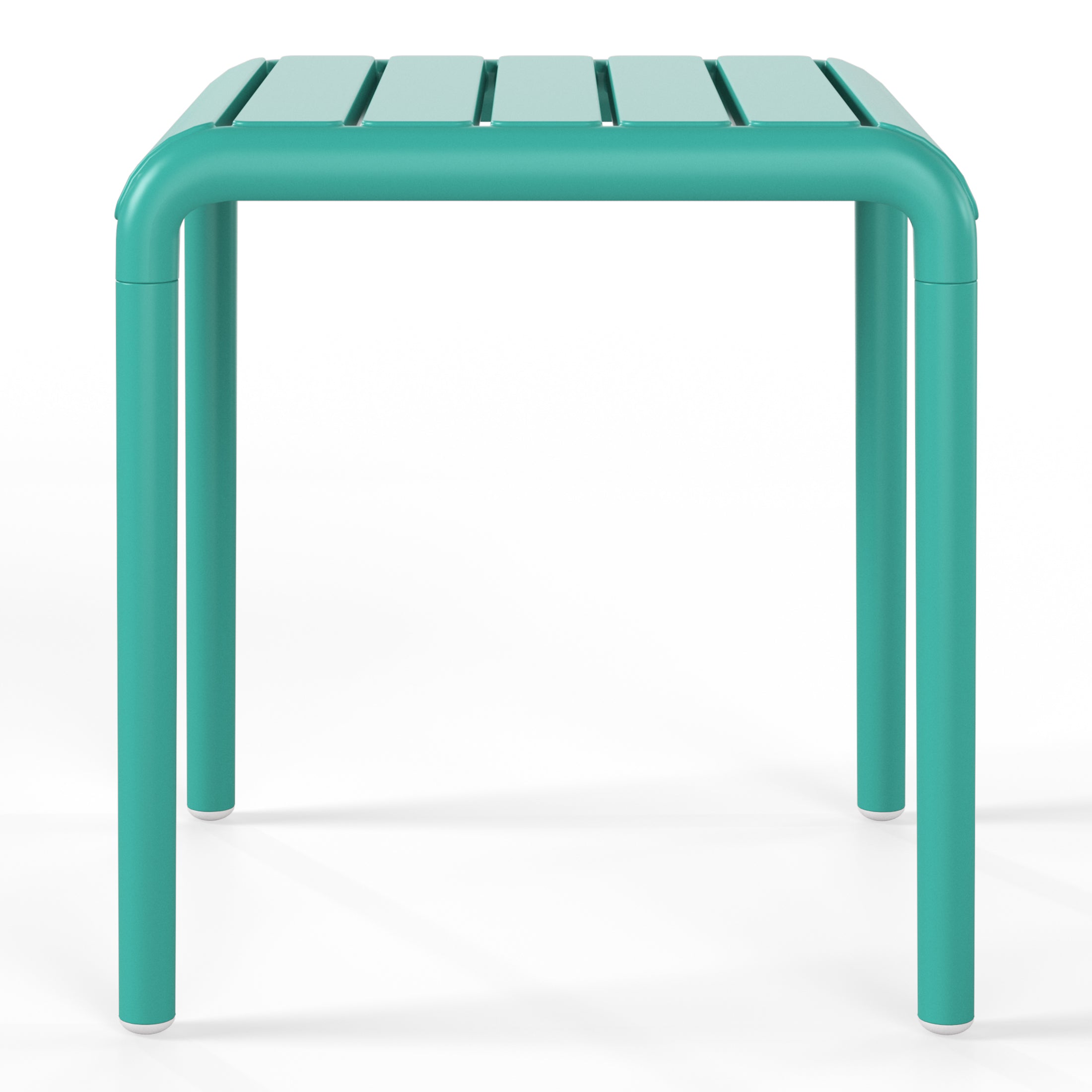 Playa Plastic Modern Outdoor Patio Accent Side Tables (Set of 2)