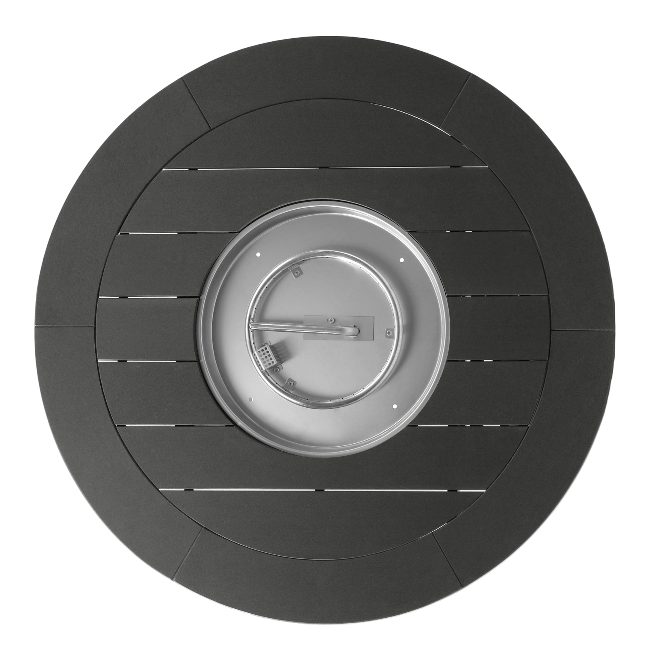 Helios 47" Modern Outdoor 55,000 BTU Patio Propane Round Fire Pit Table