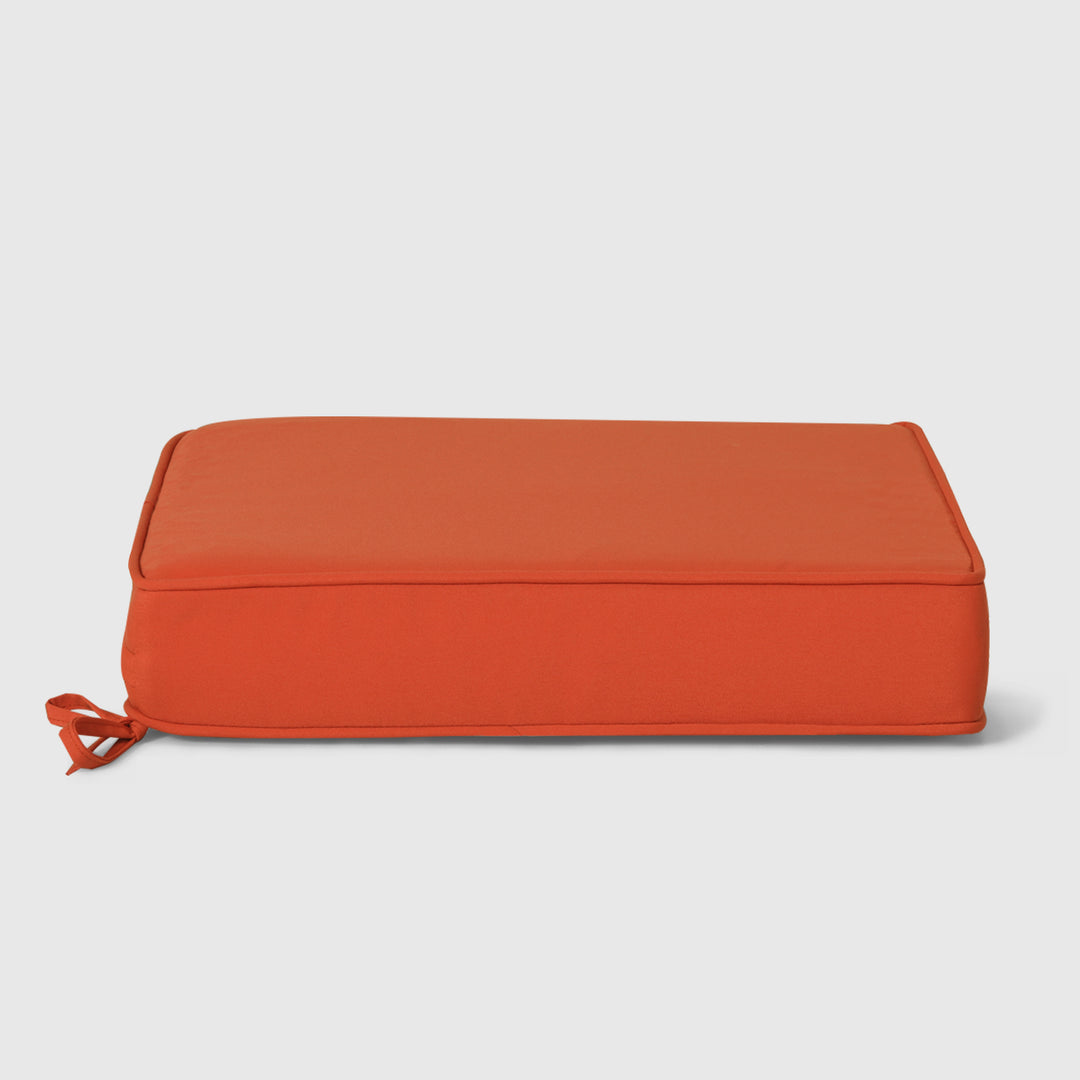 Solace Outdoor Patio Furniture Seat Chair Square Cushions with Piping. Set of 2, 20" x 19"