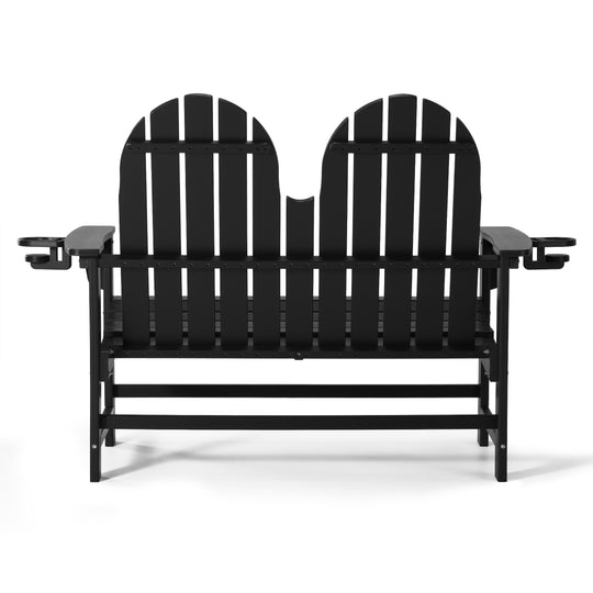 St. Augustine Outdoor Patio 49" HDPE Adirondack Garden Bench