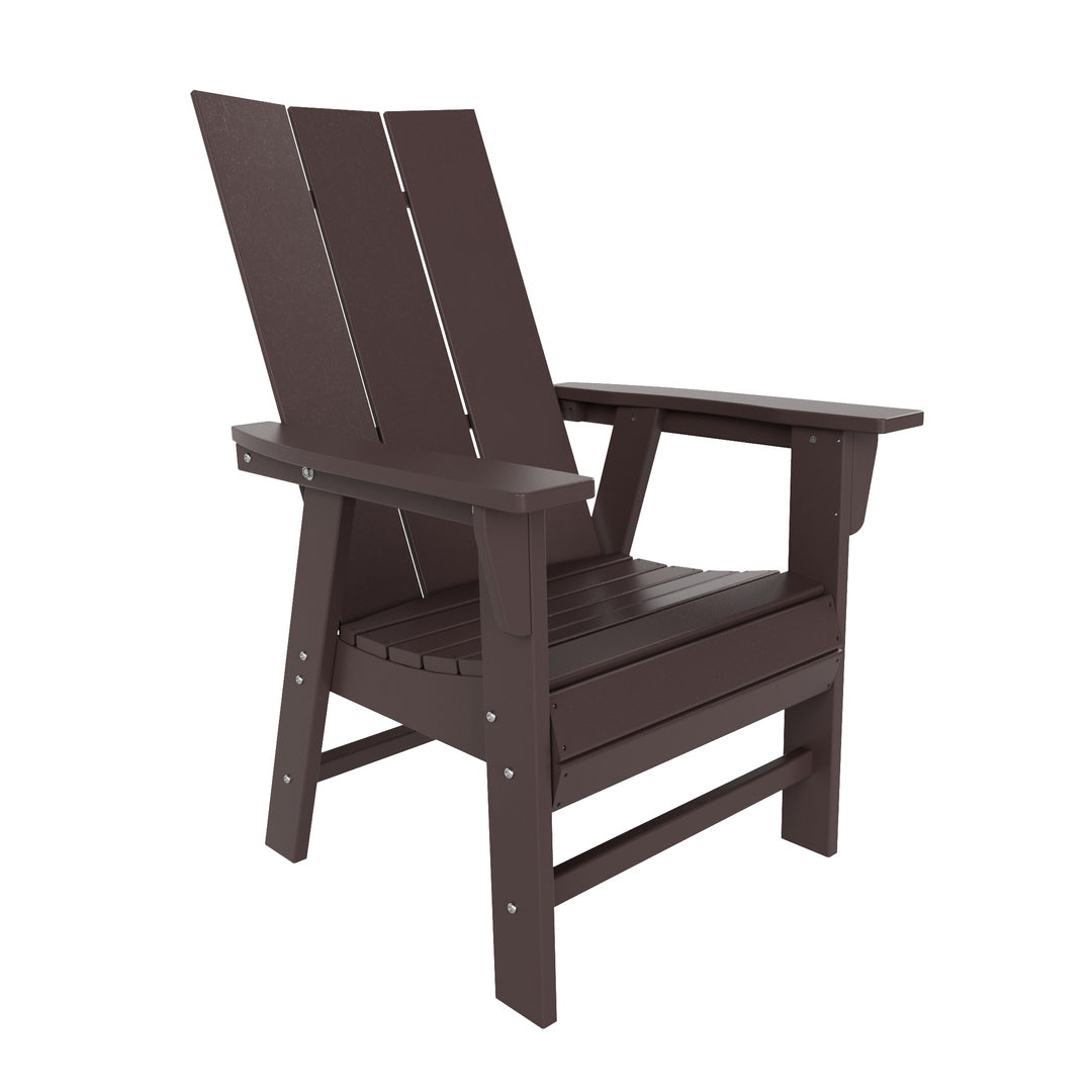 Ashore Outdoor Patio Modern Adirondack Dining Chair