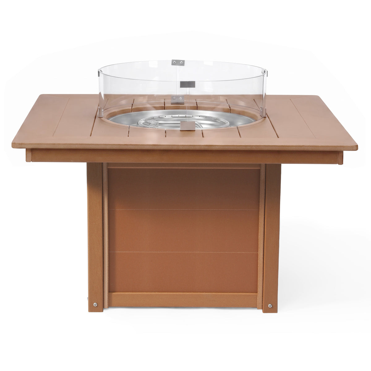 Helios 42" Modern Outdoor Patio Propane Square Fire Pit Table