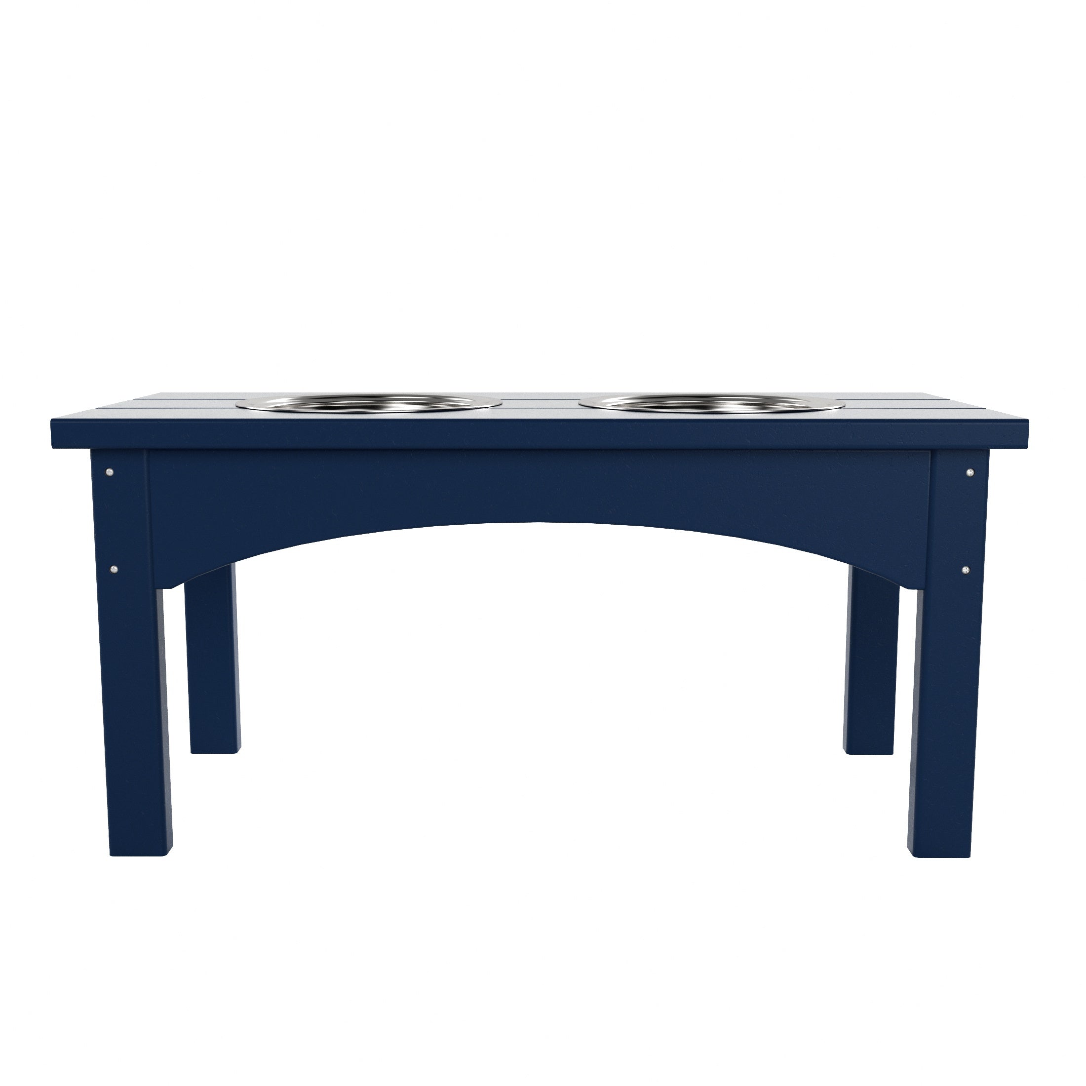 Malibu HDPE Weather Resistant Elevated Pet Feeder