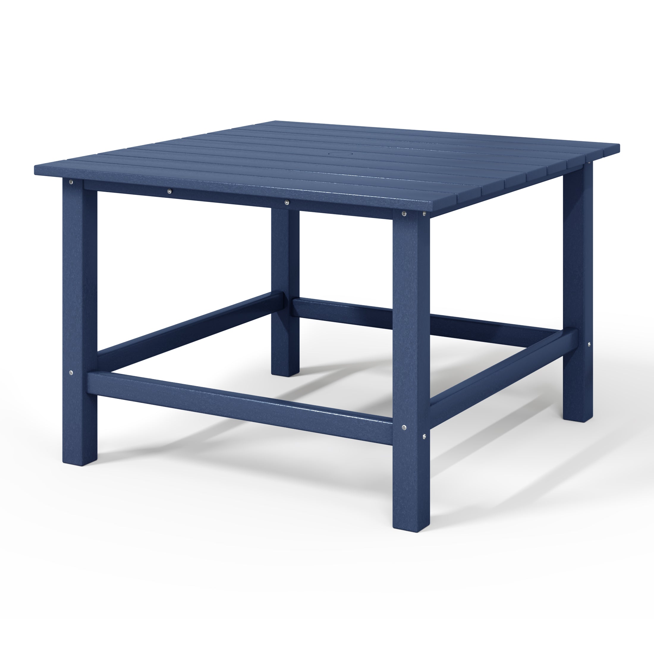 Malibu Kids Outdoor Patio Furniture HDPE 30" Wide Square Dining Table