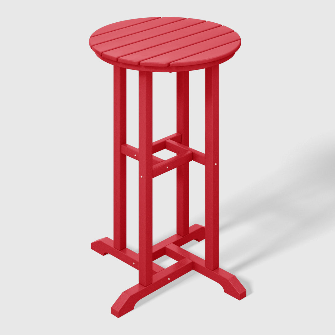 Malibu 37" Counter Height Round Outdoor Patio Bistro Bar Table