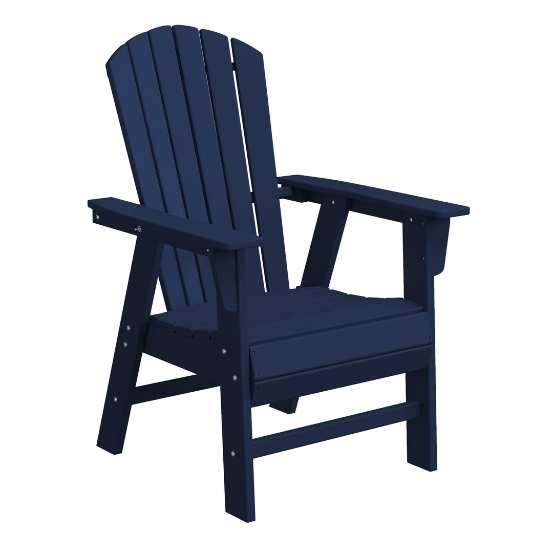 Dylan Outdoor Modern HDPE Adirondack Patio Dining Chairs (Set of 2)