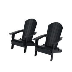 Tuscany Outdoor Folding Adirondack Seashell Chair (Set of 2)