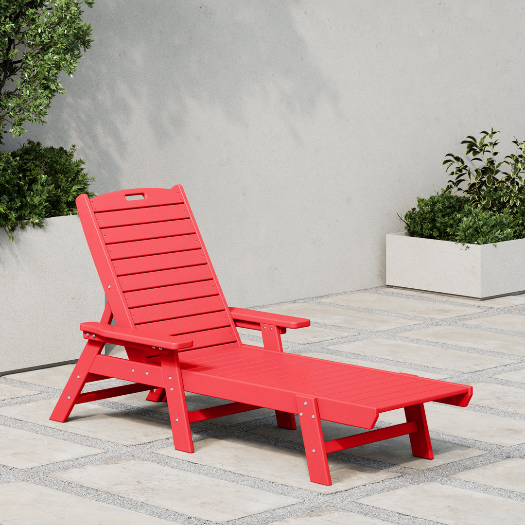 Malibu Poly Reclining Chaise Lounge
