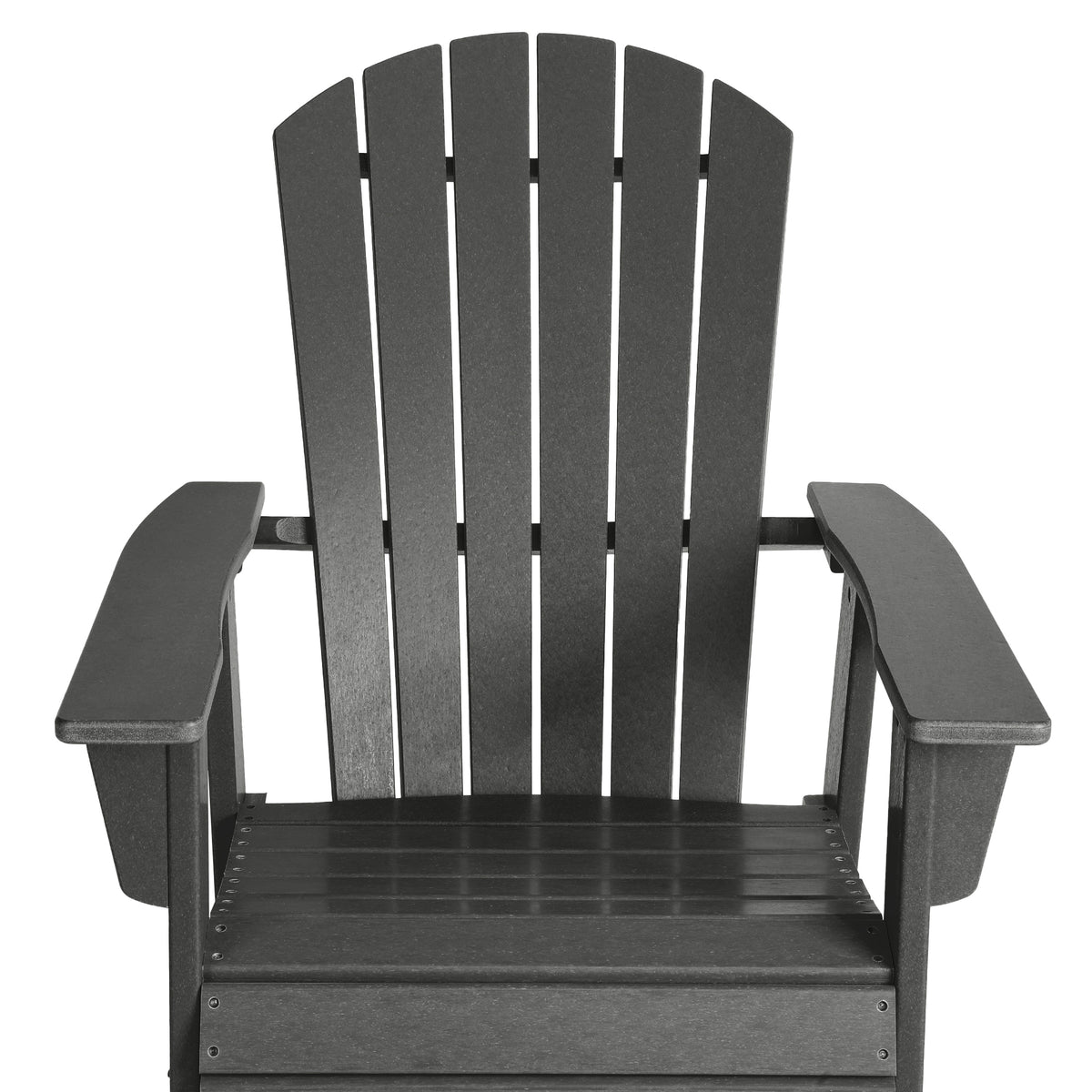Dylan Outdoor Patio Shell-back Adirondack Dining Chair Weather Resistant