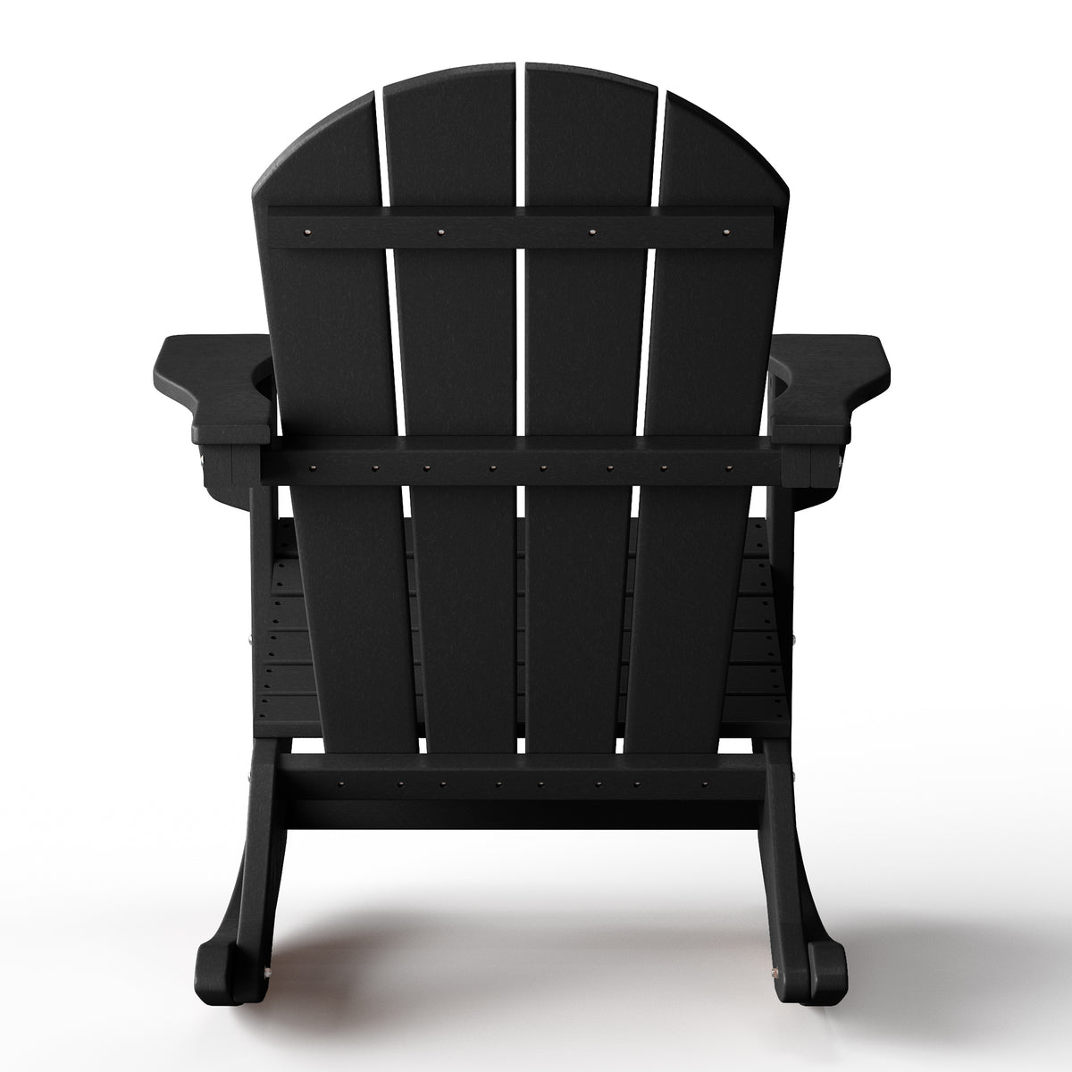 Malibu Adirondack rocking chair in Black, view 5