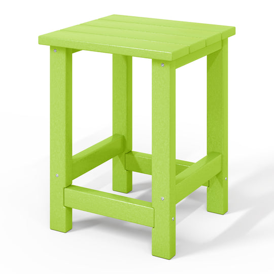 Malibu Kids Outdoor Patio Furniture HDPE Adirondack Square Side Table