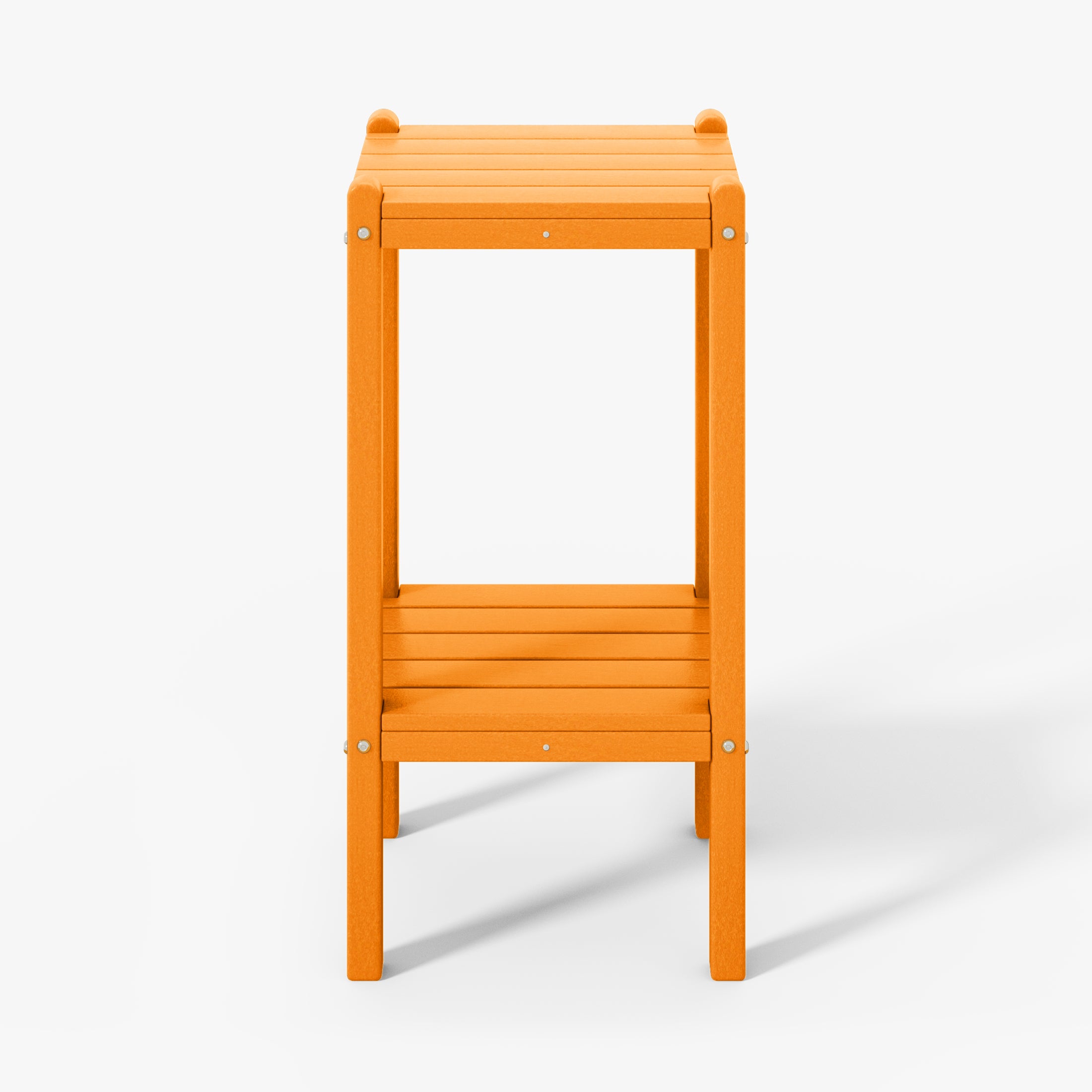 Malibu 36" Outdoor Adirondack HDPE 2-Tier Patio Side Table