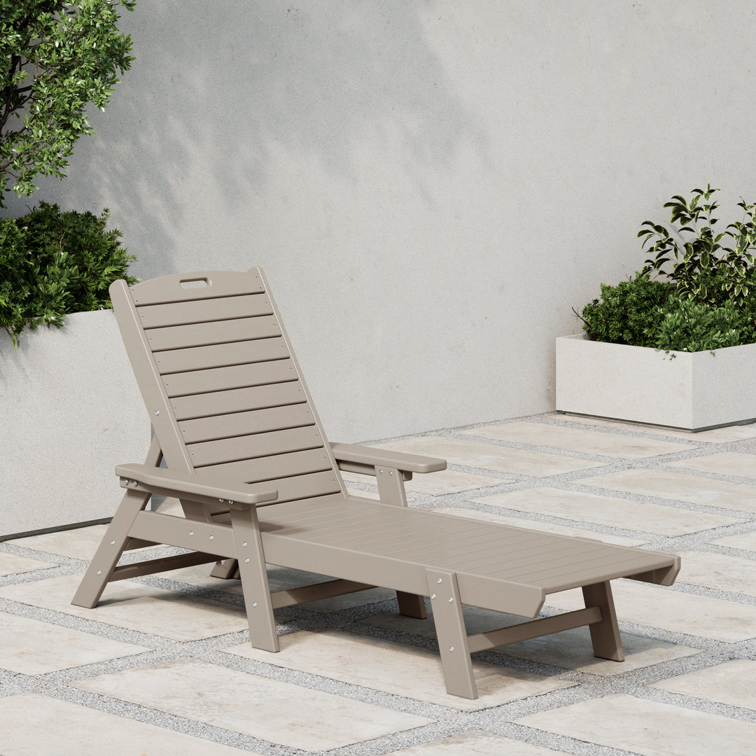 Malibu Poly Reclining Chaise Lounge