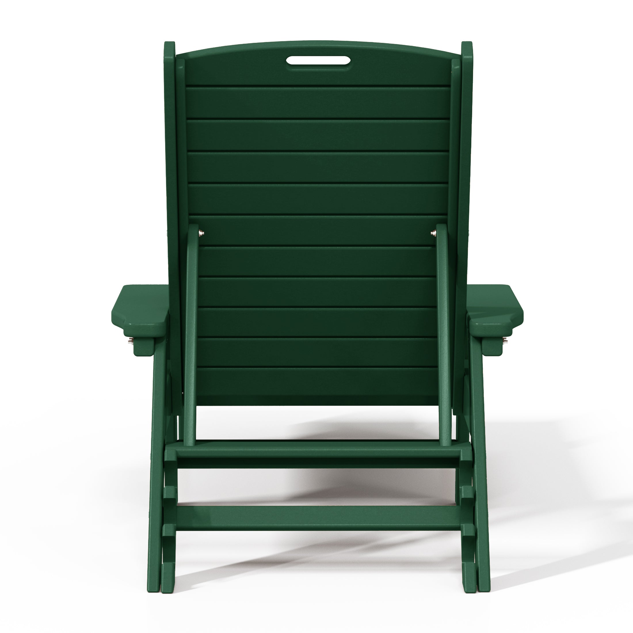 Malibu Poly Reclining Chaise Lounge Set With Table