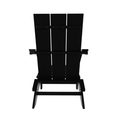 Ashore folding Adirondack chair in Black, view 4