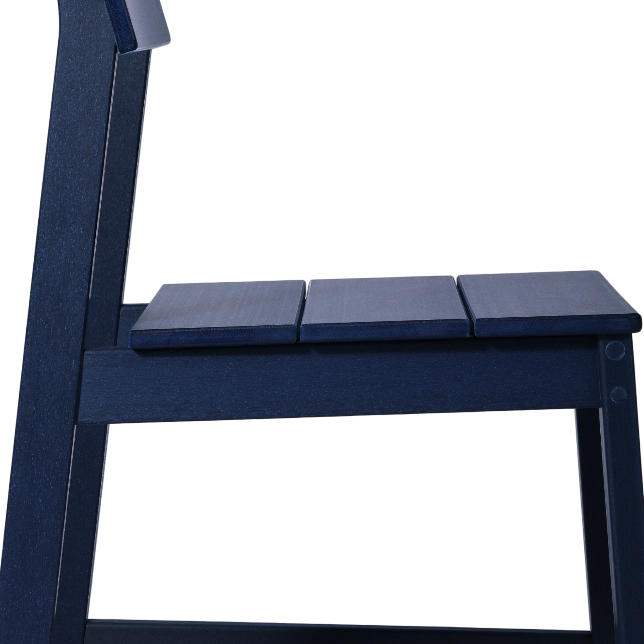 Paloma Modern HDPE Outdoor Armless Patio Dining Chairs (Set of 2)
