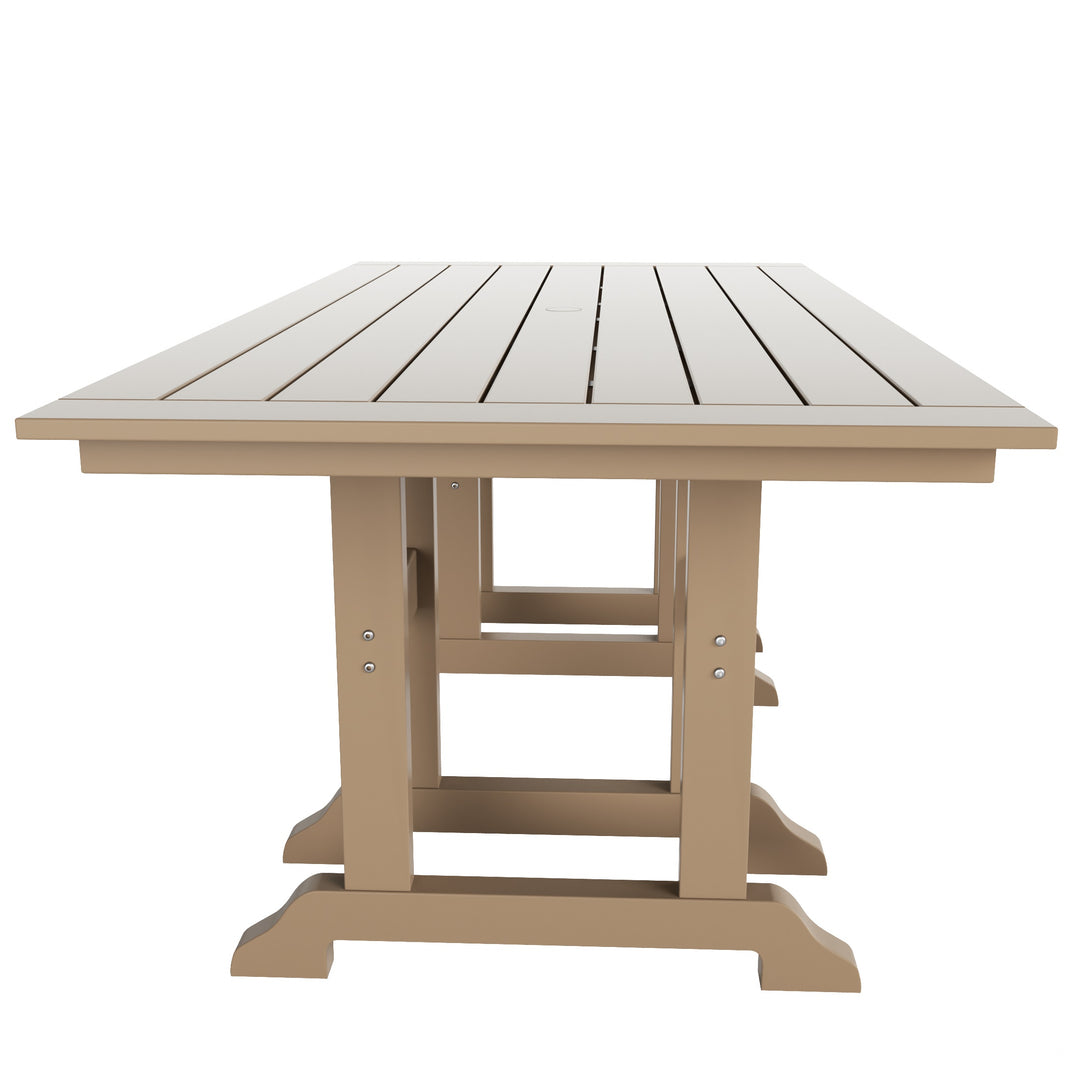 Malibu 71" Outdoor Patio Dining Table