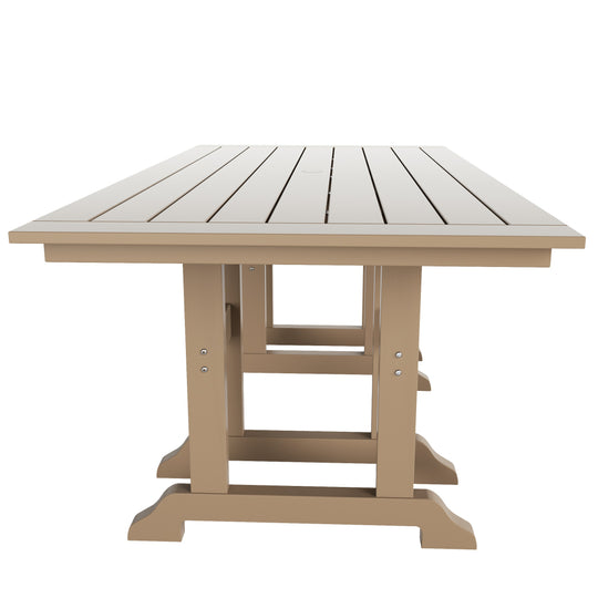 Malibu 71" Outdoor Patio Dining Table