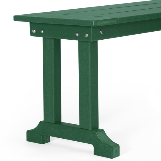 Malibu 65" Outdoor Patio Trestle Dining Bench