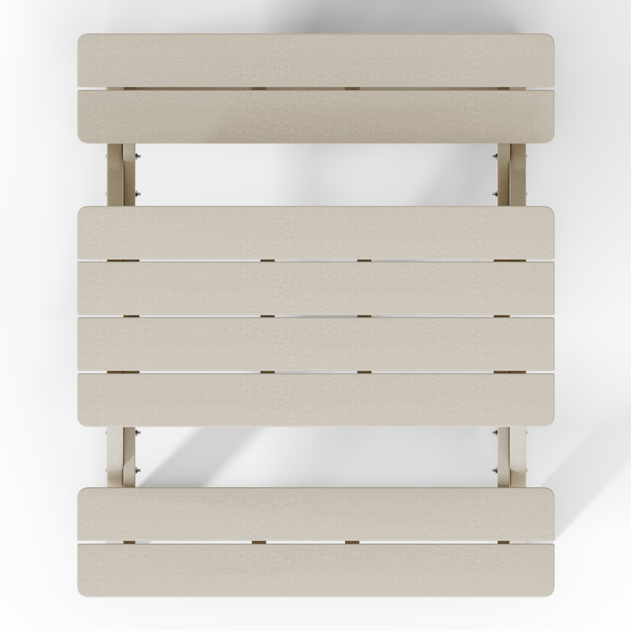 Malibu Outdoor Patio Kids HDPE Plastic Picnic Bench Table