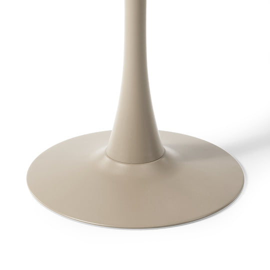 Playa 23.5" Round Outdoor Indoor Metal Cocktail Dining Table