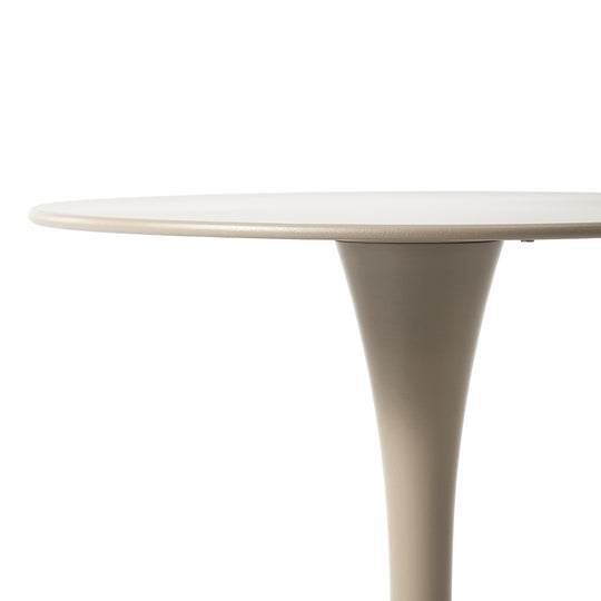 Playa 23.5" Round Outdoor Indoor Metal Cocktail Dining Table