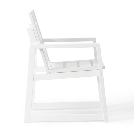 Cape May HDPE Outdoor Patio Dining Arm Chair