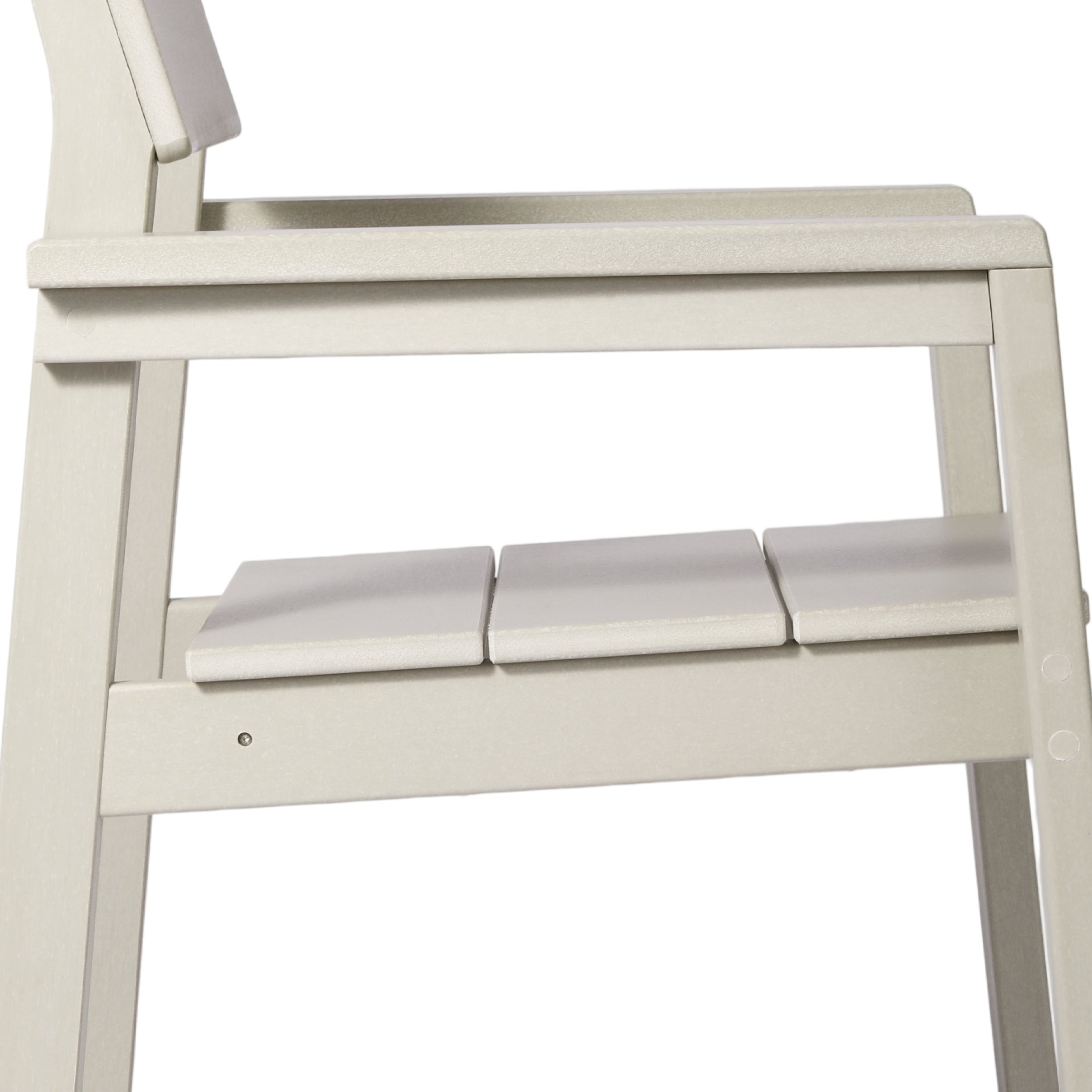 Paloma Modern HDPE Outdoor Patio Dining Arm Chairs (Set of 2)