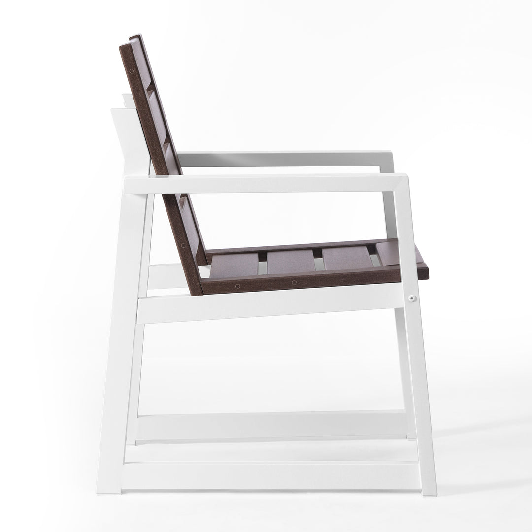 Cape May HDPE Outdoor Patio Dining Arm Chair